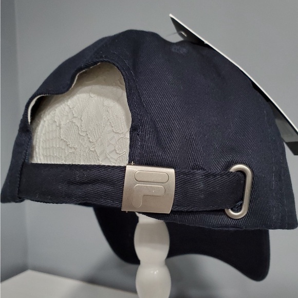 Fila Unisex Navy Blue Adjustable Baseball Hat - Picture 3 of 6